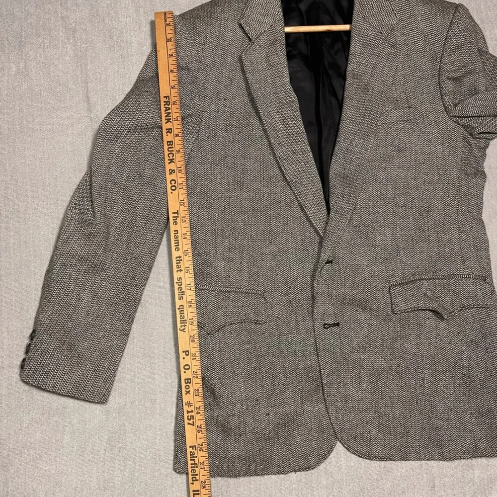 Circle S Dallas Texas Mens‎ Gray Tweed Western Sport Coat Blazer Suit Jacket 40R